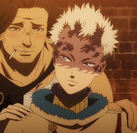 Yami X William, William Vengeance, William Vangeance, William Black, Dot Dot, Black Clover Anime, Pfp Ideas, Black Bull, Comfort Characters