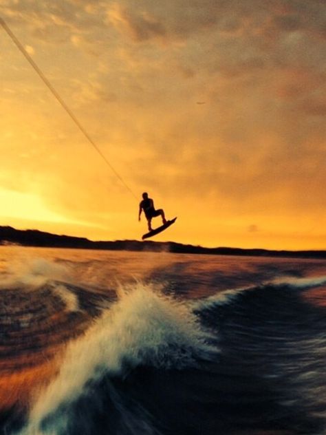 Wake Boarding Aesthetic, Wakesurfing Aesthetic, Wake Boat Aesthetic, Wakeboarding Aesthetic, Aesthetic Wakeboarding, Skiing Tattoo, Skiing Photography, English Homework, Wake Boarding