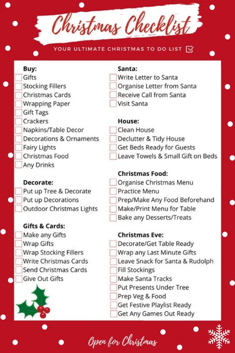 Christmas Club Savings Plan, Christmas List Organization, Christmas Plans Ideas, Christmas Organization Checklist, Christmas Preparation List, Christmas Checklist Things To Do, Christmas Party Planning Checklist, Christmas Organization Ideas, Holiday Checklist Christmas