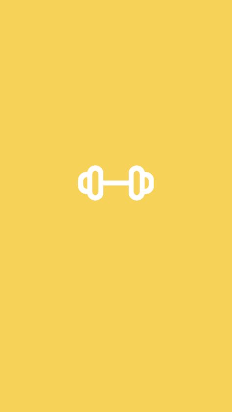 yellow weight Instagram story highlights template Yellow Gym Aesthetic, Lemon Branding, Vogue Clothes, Yellow Backgrounds, Aa Wallpaper, Gym Icon, Gym Wallpaper, Black And White Instagram, Instagram Icon