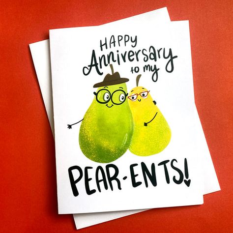 Parents Anniversary Card Card Ideas For Anniversary For Parents, Anniversary Card Diy For Parents, Happy Anniversary Card Ideas For Parents, Happy Anniversary Cards For Parents, Anniversary Gift To Parents, Funny Anniversary Cards For Parents, Parent Anniversary Card, Anniversary Gifts From Kids, Cute Anniversary Cards For Parents