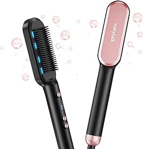 Wavy Talk Straightening Brush, Wavy Talk Straightener, Wavytalk Straightener Brush, Lange Hair Straightener, Macys Christmas, Mini Straightener, Brush Straightener, 20th Bday, Hair Straightening Brush