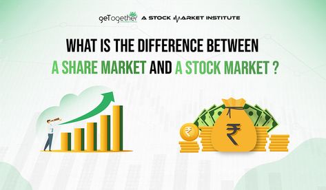 SHARE MARKET vs STOCK MARKET Bombay Stock Exchange, Creating Wealth, Mutual Funds, Stock Broker, What Is The Difference Between, Share Market, Stock Exchange, Financial Markets, Stock Market