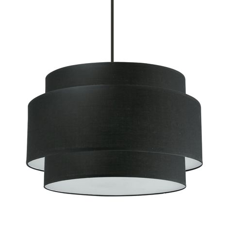 4LT Incandescent Chandelier, PC w/ GRY&WH Shade — Dainolite Drum Pendant Lighting Dining Room, Lighting Dining Room, Drum Pendant Lighting, Transitional Chandeliers, Pendant Lighting Dining Room, Multi Dimensional, Contemporary Chandelier, Black And White Fabric, Drum Pendant