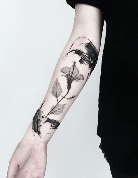 Negative Flower Tattoo, Abstract Cover Up Tattoo, Abstract Flowers Tattoo, Masculine Flower Tattoo, Abstract Flower Tattoo, Black Abstract Tattoo, Abstract Flower Tattoos, Men Flower Tattoo, Feather Tattoo Meaning