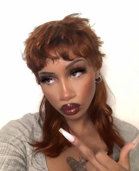 Mullet Lace Front Wig, Long Mullet Black Women, 27 Piece Mullet, Ginger Mullet Women, Curly Mullet Black Women, Ginger Mullet, Short Mullet, Mullet Wig, Curly Mullet