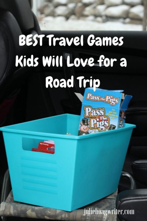 Best Travel Games Kids Will Love for a Road Trip Family travel tips. Mom hack for family travel and boredom busters when traveling across country for a family road trip vacation. Family trip tips for traveling in the car with kids for US Travel. Family fun in the car. Road Trip Family, Kids Travel Games, Best Cars For Teens, Trip Hacks, Car For Teens, Road Trip Games, Games Kids, Trip Essentials, Road Trip With Kids