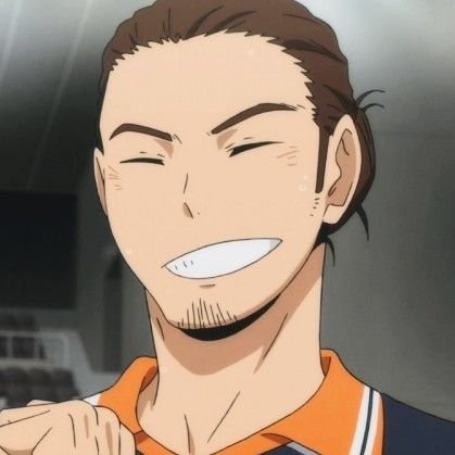 Asahi Azumane, Anime Phone, Volleyball Anime, Haikyuu Karasuno, Haikyuu Manga, Haikyuu Characters, Anime Stickers, Haikyuu Anime, Cute Anime Guys