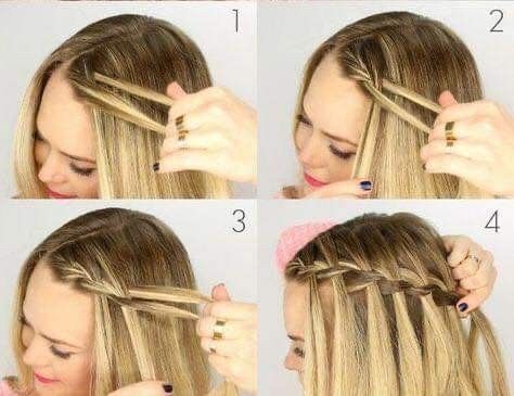 Short Homecoming Hair, Shoulder Hair, Waterfall Braid, Hair Homecoming, Homecoming Hair Down, Peinados Fáciles Para Cabello Corto, Penteado Cabelo Curto, Wedding Hairstyles For Long Hair, Formal Hairstyles