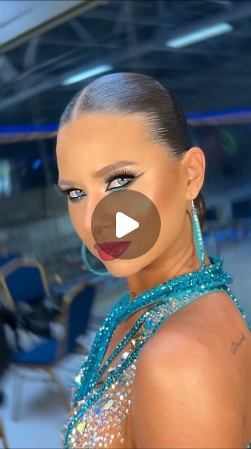 Ballroom Hairstyles Competition, Ballroom Dance Hairstyles, Latin Competition Hair, Latin Dance Hairstyles, Latin Ballroom Hairstyles, Latin Hairstyles, Ballroom Dancing Hairstyles, Dancesport Hair, Ballroom Dance Hair