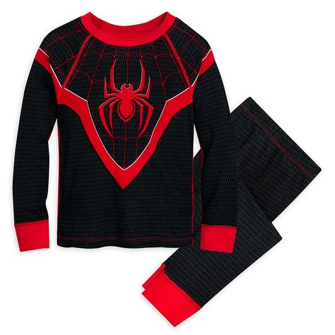 Miles Morales Costume, Marvel Store, Spider Man Miles, Spider Man Miles Morales, Spiderman Costume, Cute Pjs, Halloween Monster, Soft Pajamas, Miles Morales