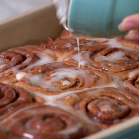 Food Network Cinnamon Rolls, The Kitchen Food Network, Pillsbury Doughboy, The Kitchen Recipes, Breakfast Goodies, Homemade Cinnamon Rolls, Sticky Buns, Cinnamon Rolls Recipe, Recipes Baking