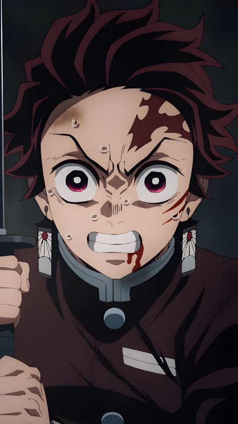 Tanjiro Scared, Tanjiro Angry Face, Tanjiro Angry, Angry Tanjiro, Demon Slayer Tanjiro Wallpaper, Tanjiro Eyes, Tanjiro Manga, Tanjiro Wallpaper, Eye Outline