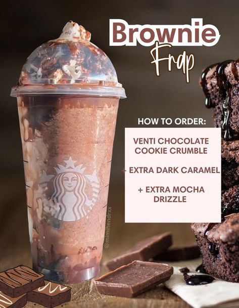 Types Of Frappuccino, Custom Starbucks Drinks Frappe, Frappe Drinks, Starbucks Specialty Drinks, Starbucks Copycat Recipes Drinks, Starbucks Drink Menu, Starbucks Hacks, Starbucks Secret Menu Recipes, Fun Drink Recipe