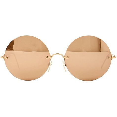 Pre-owned Victoria Beckham Sunglasses (7.070 ARS) ❤ liked on Polyvore featuring accessories, eyewear, sunglasses, glasses, gold, gold sunglasses, victoria beckham sunglasses, victoria beckham eyewear, victoria beckham and gold glasses Golden Sunglasses, Golden Glasses, Victoria Beckham Sunglasses, Sunglass Collection, Round Lens Sunglasses, Types Of Glasses, Gold Glasses, Sunglasses Round, Round Glasses Frames