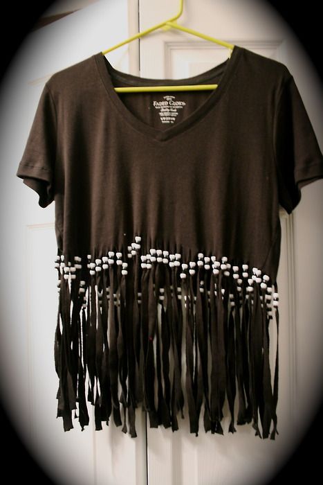 easy to make. fringe shirt. Innovative Dress, Make Fringe, Fringe Tshirt, Edm Fashion, Fringe Shirt, Drag King, Mailing List, Diy Style, Fit Inspo