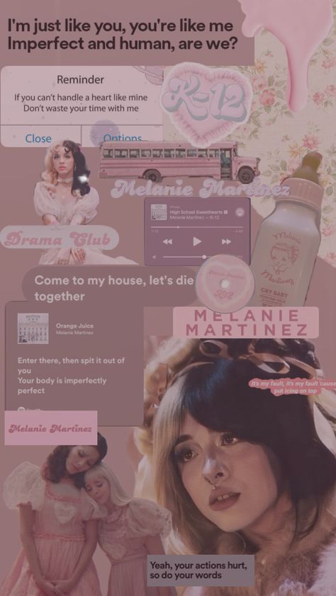 Melanie Martinez The Bakery Art, Mealine Martinez Wallpapers, Melanie Martinez Background K-12, Melanie Martinez Posters To Print, Pink Melanie Martinez Wallpaper, Melanie Martinez Wallpaper Trilogy Tour, Aesthetic Melanie Martinez Pfp, Aesthetic Wallpaper Melanie Martinez, Melanie Martinez Emojis