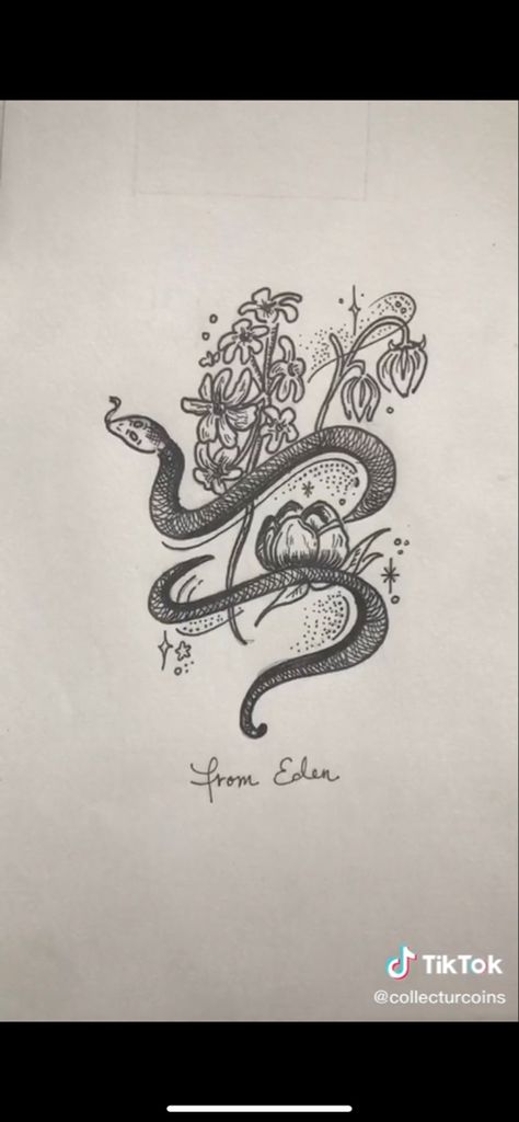 From Eden Tattoo, Eden Tattoo, Hozier Tattoo, Tattoos Infinity, Tattoos Mandala, Inspiration Tattoo, Tattoos Geometric, Tattoos Skull, Unique Tattoo Designs