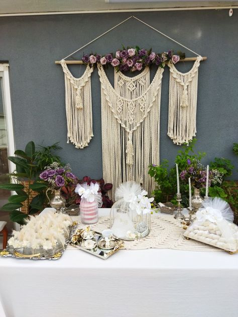 Wedding Background Decoration, Macrame Wedding, Engagement Party Wedding, Background Decoration, Wedding Background, Engagement Party, Party Wedding, Macrame, Wedding Party