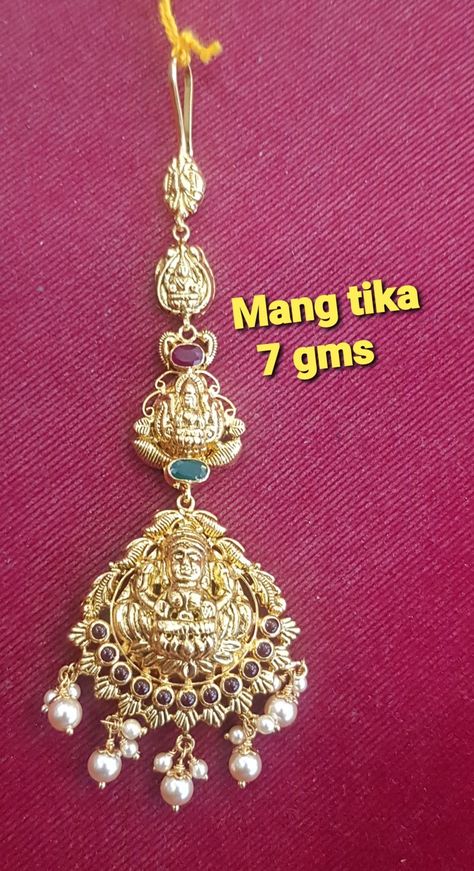 Papidi Chain Gold Designs, Papati Billa Designs Gold, Mangtikka Designs Gold, Papadi Billa Designs Gold, Papidi Billa Gold Designs, Papidi Billa, Necklace Set Indian Bridal Jewelry, Pretty Gold Necklaces, Simple Necklace Designs