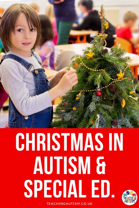 Christmas Lesson, I Love Christmas, Special Educational Needs, Special Needs Kids, Love Christmas, About Christmas, Special Education Classroom, Sensory Activities, Tips And Advice