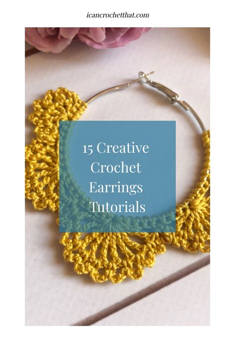 15 Creative Crochet Earrings Tutorials Crochet Mandala Earrings Free Pattern, Hoop Crochet Earrings, Free Crochet Earrings Pattern Tutorials, Earrings Crochet Pattern Free, Crocheted Earrings Pattern Free, Crochet Rings Jewelry, Crochet Hoop Earrings Pattern Free, Crochet Earrings Pattern Tutorials, Crochet Jewelry Patterns Free