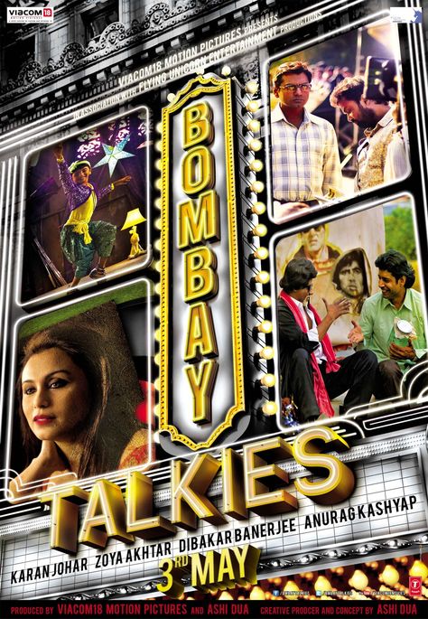 Karan Johar, Dibakar Banerjee, Zoya Akhtar, and Anurag Kashyap's Bombay Talkies (2013) Bombay Talkies, Anurag Kashyap, Movies To Watch Hindi, Bollywood Posters, Karan Johar, Hindi Movie, Hindi Film, Shah Rukh Khan, Bollywood Movie