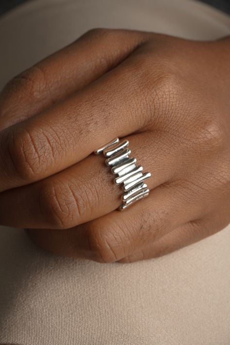 Elevate your style with our stunning sterling silver stacking rings, designed for the modern woman who loves versatile and timeless pieces. These chunky silver rings are perfect for mixing, matching, and layering, allowing you to create a unique look every time. Crafted from high-quality sterling silver, these rings boast a polished finish and are comfortable for everyday wear. Rings Thick, Chunky Silver Rings, Sterling Silver Stacking Rings, Jewelry Bridesmaid, Silver Stacking Rings, Chunky Rings, Layered Look, Stackable Rings, Bridesmaid Gift