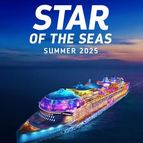 Introducing the next Icon of Vacations — filled with even more new wows, thrills, and chill for the whole family. Because Icons never stop pushing limits. Royal Caribbean’s newest ICONIC Ship - Star of the Seas arrives Summer 2025! 📸 Royal Caribbean Futuristic Mansion, Royal Caribbean International, Travel Moments, Sea Star, World Photo, Royal Caribbean, Cruise Ship, The Next, The Incredibles