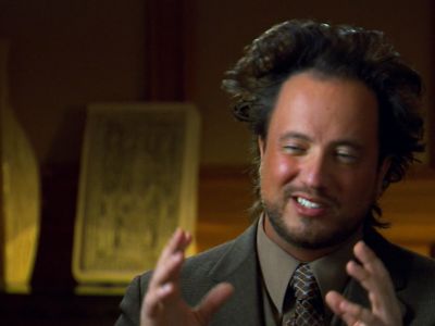 Giorgio Tsoukalos Talks Ancient Aliens AlienCon and Trump's Space Force Ancient Aliens Guy, Aliens Meme, Aliens Guy, History Humor, History Channel, Reaction Pics, Ancient Aliens, Meme Template, Aang