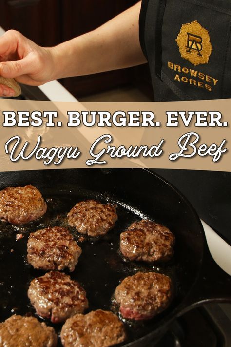 Homemade Sliders Ground Beef, Wagyu Beef Sliders, Wagyu Beef Burger Recipe, Wagyu Ground Beef Burger Recipe, Wagyu Beef Recipes, Ground Wagyu Beef Recipe, Wagyu Ground Beef Recipes, Wagyu Sliders, Wagyu Burger Recipe