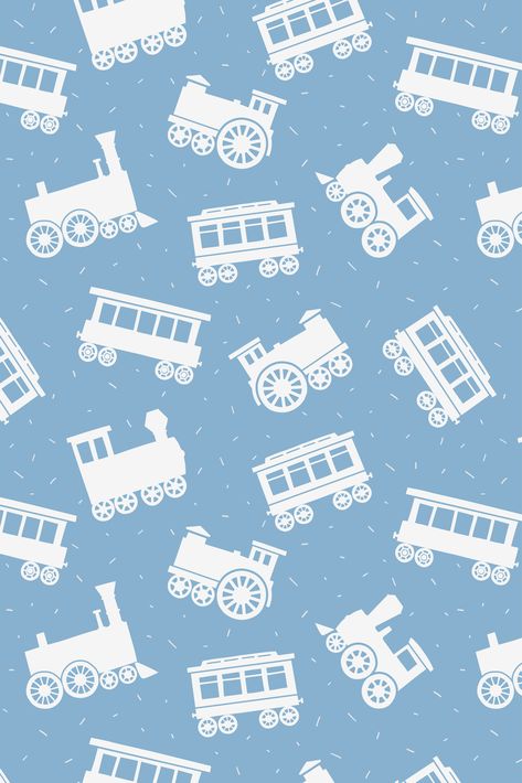 Train Adventures is a cute, cartoon style collection with colourful trains, wagons, railroad signs and natural elements that you can mix and match to create unique designs. Toy Train Illustration, Railroad Signs, Train Pattern, Train Wallpaper, Train Illustration, Train Adventure, Gift Wrapper, Toy Train, Natural Elements