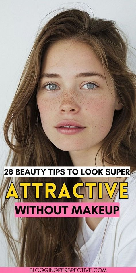 Feel stunning and look good without makeup with our expert advice on how to be attractive and maintain a fresh, vibrant appearance. These look good no makeup tips will enhance your features and boost your confidence. From skincare essentials to hair care tricks, find out how easy it is to be effortlessly gorgeous. Visit our blog for more details! Skin Care Glowing, Beauty Without Makeup, Blend Makeup, Skin Care Hacks, How To Look Attractive, No Makeup Makeup Look, Beauty Treatments Skin Care, Natural Beauty Secrets, Makeup Fails