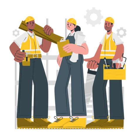 Illustration Building, Workers Compensation Insurance, Workers Compensation, Png Illustration, Concept Illustration, Construction Cost, Building Permits, Job Work, Business Insurance