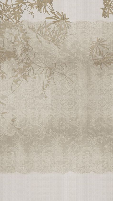 Wallcovering ‘Marguerite’ from Divina Collection by Glamora: a cascade of vines brings to mind a delicate tangle of flowers and leaves perfuming a gazebo on a hot summer’s day. Arranged in a fine weave, the background pattern conveys the elegance of times gone by. #glamora #interiordesign #bespokewallcoverings #walldecoration #homedecoration #cartadaparati #wallcovering #wallpaper #architecture #design #interiors #pattern #divinacollection #marguerite Glamora Wallpaper, Wallpaper Architecture, Wall Covering, Flowers And Leaves, Background Patterns, Hot Summer, Timeless Beauty, Wallpaper Backgrounds, Wall Coverings