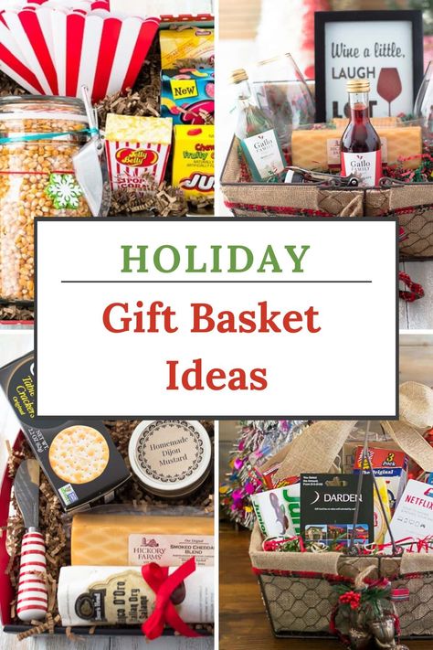 Gift Basket Ideas Ideas For Gift Baskets, Sausage Gift Basket, Themed Gift Basket Ideas, College Gift Baskets, Movie Basket Gift, Homemade Kahlua, Movie Night Gift Basket, Extravagant Gifts, Movie Night Gift