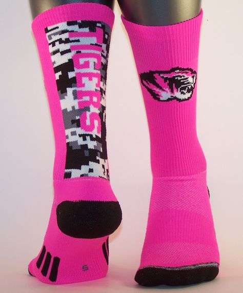 PINK OUT SOCKS for October.  Get your custom Pink Socks for your school, team, office, and more!  Visit our new website to order: https://www.eliteteamsocks.com Cheer Socks, Team Office, Team Pink, Logo Colors, Pink Socks, Custom Socks, School Team, Elite Socks, Spirit Wear