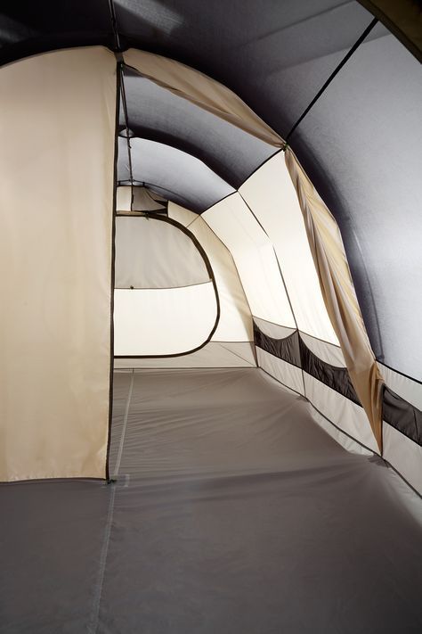 17 Favorite Camping Tents. The More the Merrier. If you’re going camping with, say, your husband, three kids, and in-laws, you’re going to want a monstrous tent like the Kingdom 8. The center divider creates private rooms (a must) and two huge doors means no one has to struggle getting in and out. High quality and weatherproof, everyone in your group will enjoy this tent. Romantic Camping Ideas, Couples Nature, Huge Door, Romantic Camping, Best Tents For Camping, The More The Merrier, Camping Storage, Going Camping, Tent Campers