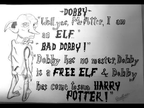 Here lies Dobby - A FREE ELF Here Lies, An Elf, Harry Potter Universal, Elf, Harry Potter, Universe