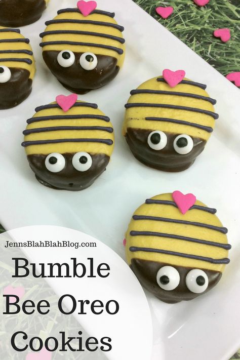 Bee Cookies, Festival Games, Baked Recipes, Valentines Baking, Spring Recipe, Baker Man, Ghirardelli Chocolate, Oreo Pops, Half Baked