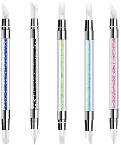 5Pcs Nail Art Sculpture Pen Dual Tipped Silicone Rhinestone Nail Polish Carving Pen: Amazon.ca: Beauty Unicorn Nail Art, Nail Dotting Tool, Summer Gel Nails, Nail Art At Home, Unicorn Nails, Dotting Tool, Nail Art Pen, Nail Brush, Nail Supplies