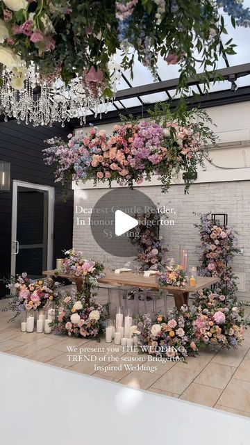 Crystal Le • Wedding Coordinator + Content Creator on Instagram: "A trend that we don’t think will ever die 🥹😌 @bridgertonnetflix weddings are all the talk with the ton, this is the diamond wedding trend of the season ✨✨✨  Has anyone watched the first part of Bridgerton Season 3 yet? 🙋‍♀️   Vendor Team:  Planner: @valvuitton  Bridal Assistant + Content Creator: @the.socialconcierge  Florals: @theflowerboutiqueinc  Venue: @twentyeightocevents  Photographer: @carmelissephotography  Videographer: @ciequ  @archive90.co  Signage: @yestothetch  HMU: @makeupbyjulian  @ladyluu.bridal  DJ/MC: @dj_garett @micinthemoment @rayonthemic  Photobooth: @dreamlightphotobooth   #weddingtrend #weddinginspo #bridgerton #bridgertonwedding #bridgertonedit #bridgertonnetflix #modernbride #weddingcontent #weddi Fall Bridgerton Wedding, Bridgerton Aesthetic Wedding, Bridal Assistant, Diamond Of The Season, Bridgerton Wedding, Bridgerton Season 3, Dear Future Husband, Dear Future, Main Theme