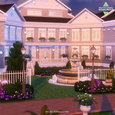 Sims 4 Basegame Mansion in the gallery now! 🎉 In my last story poll some of you asked if I could do a basegame house for the Sims. I have done a few smaller houses without any expansion packs. But not something as huge as this villa. So... welcome to the "Luxury Basegame Mansion"! This lot is: 🛋 Fully furnished 🍀 Functional & playtested 🏘 Basegame only, no packs ✅ No CC 📐 50x50 You can download it for free from the gallery. My EA-ID is ABNewcrest 🌿 #sims4basegame #thesims4 #lessims4 #los... Smaller Houses, The Sims4, The Expanse, Small House, Mansion, Sims 4, Villa, Instagram Posts, Instagram