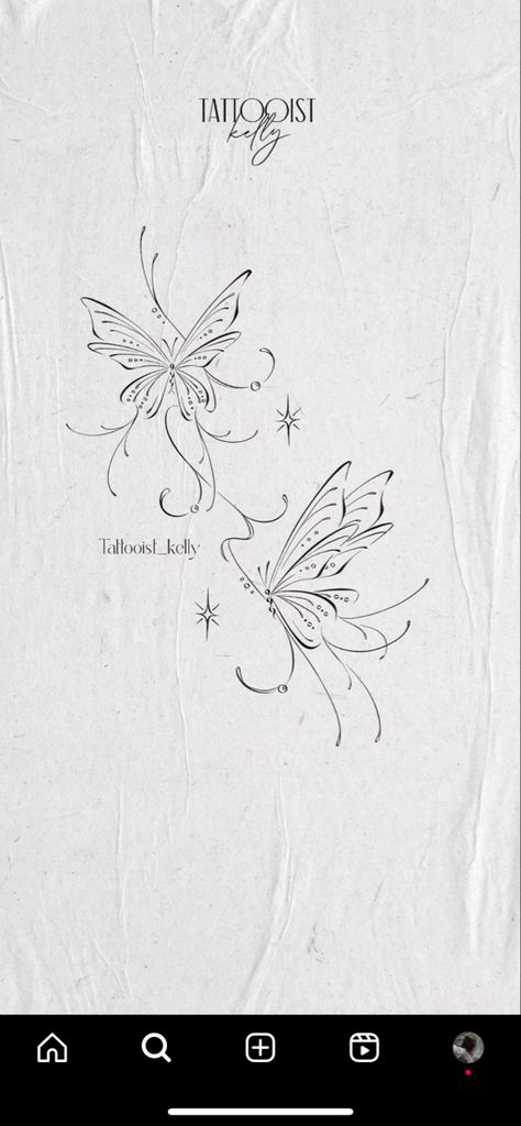 Butterfly Spine Tattoo, Kelly Chen, Blade Tattoo, Flash Designs, Skin Drawing, Flash Design, Spine Tattoo, Subtle Tattoos, Simplistic Tattoos