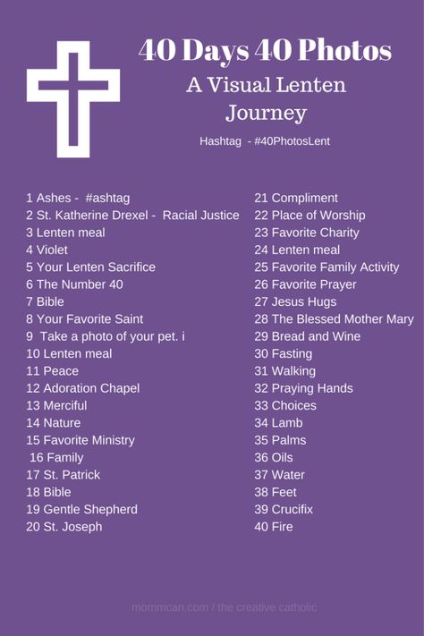 40 Days of Photos For Lent, 40 Days 40 Photos a Visual Lenten Journey Lent Devotional, Lenten Activities, 40 Days Of Lent, Catholic Lent, Lent Prayers, Peace Meaning, Easter Messages, Instagram Challenge, Inspire Bible Journaling