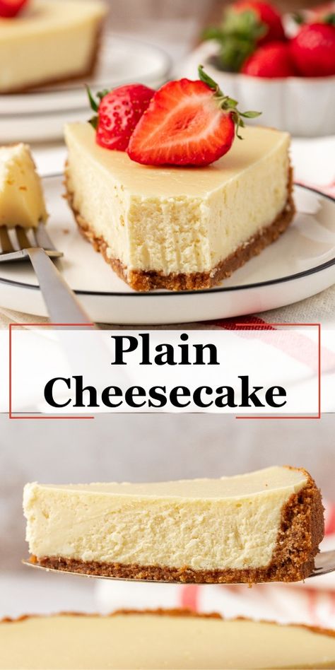 With over 650,000 page views and counting, it’s no secret this is the best original cheesecake recipe! Easy to make with my step-by-step instructions, you’ll impress guests every single time with this classic cheesecake with perfect graham cracker crust. Original Cheesecake Recipe, Cheesecake Recipe Easy, Original Cheesecake, Plain Cheesecake, Most Popular Desserts, Classic Cheesecake, Cracker Crust, Decadent Cakes, Most Popular Recipes