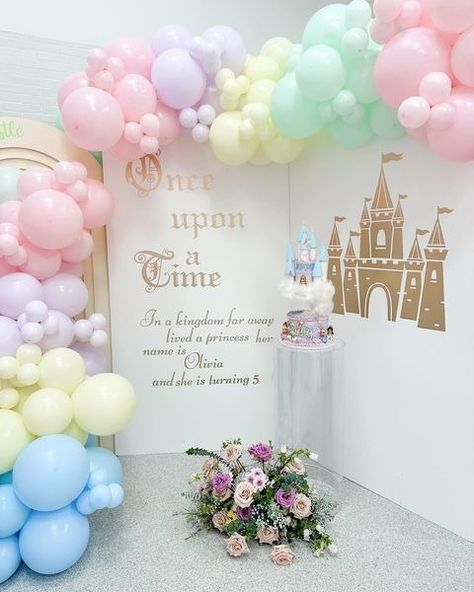 All posts • Instagram Park Princess Birthday Party, Princess Themed 2nd Birthday Party, Boho Princess Birthday Party, Disney Princess Birthday Party Decor, Party Favor Wall, Disney Princess Backdrop, Storybook Backdrop, Kids Craft Table, Disney Princess Theme Birthday Party