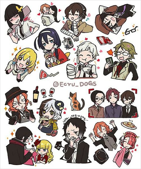 Bungou stray dogs Bsd Wallpaper, Port Mafia, Dibujos Anime Chibi, Arte Do Kawaii, Anime Crafts, Pinturas Disney, Bongou Stray Dogs, Stray Cat, Stray Dogs Anime