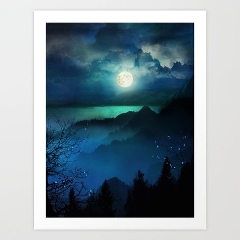 Era Victoria, Fire Painting, Midnight Sky, Sky Full, Moon Painting, Landscape Background, Moon Light, Wish You Were Here, Beautiful Moon