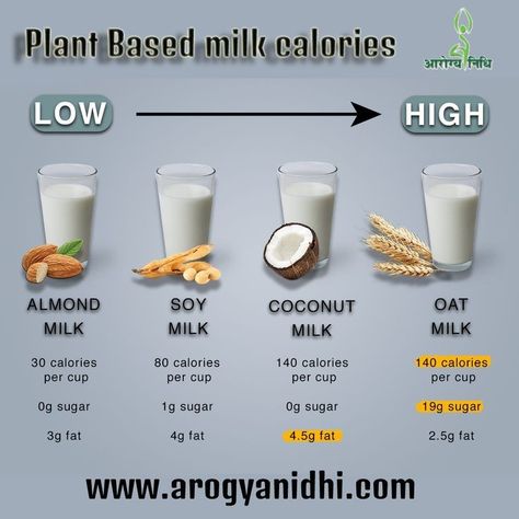 Oat Milk Benefits, Almond Milk Benefits, Coconut Milk Benefits, Milk Nutrition Facts, Milk Diet, Food Calorie Chart, Milk Benefits, Cow's Milk, Count Calories